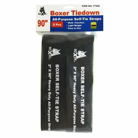 BOXER TOOLS Tool Premium 2-Piece hook and loop Luggage Straps BLUE 77200B